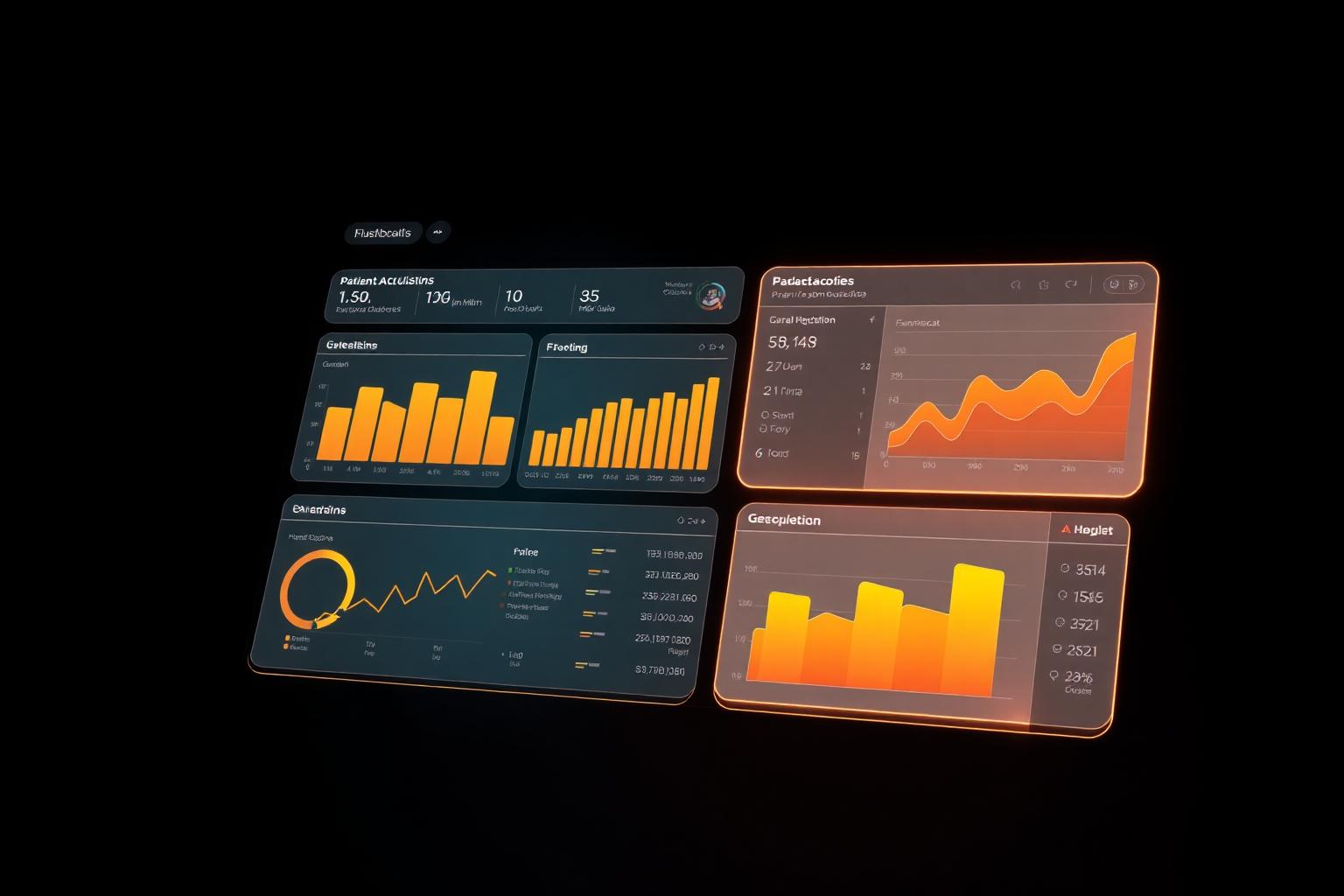 Multi-specialty Hospital growth dashboard